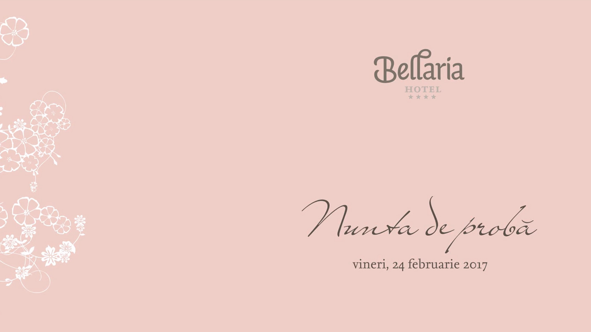 Bellaria – Nunta de proba 2017